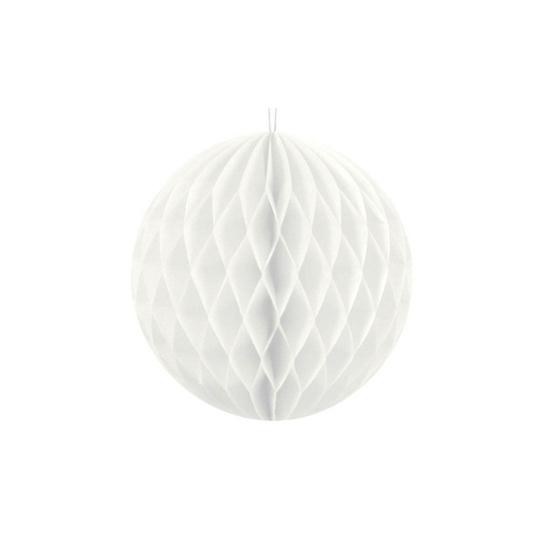 honeycomb bal in de kleur wit
