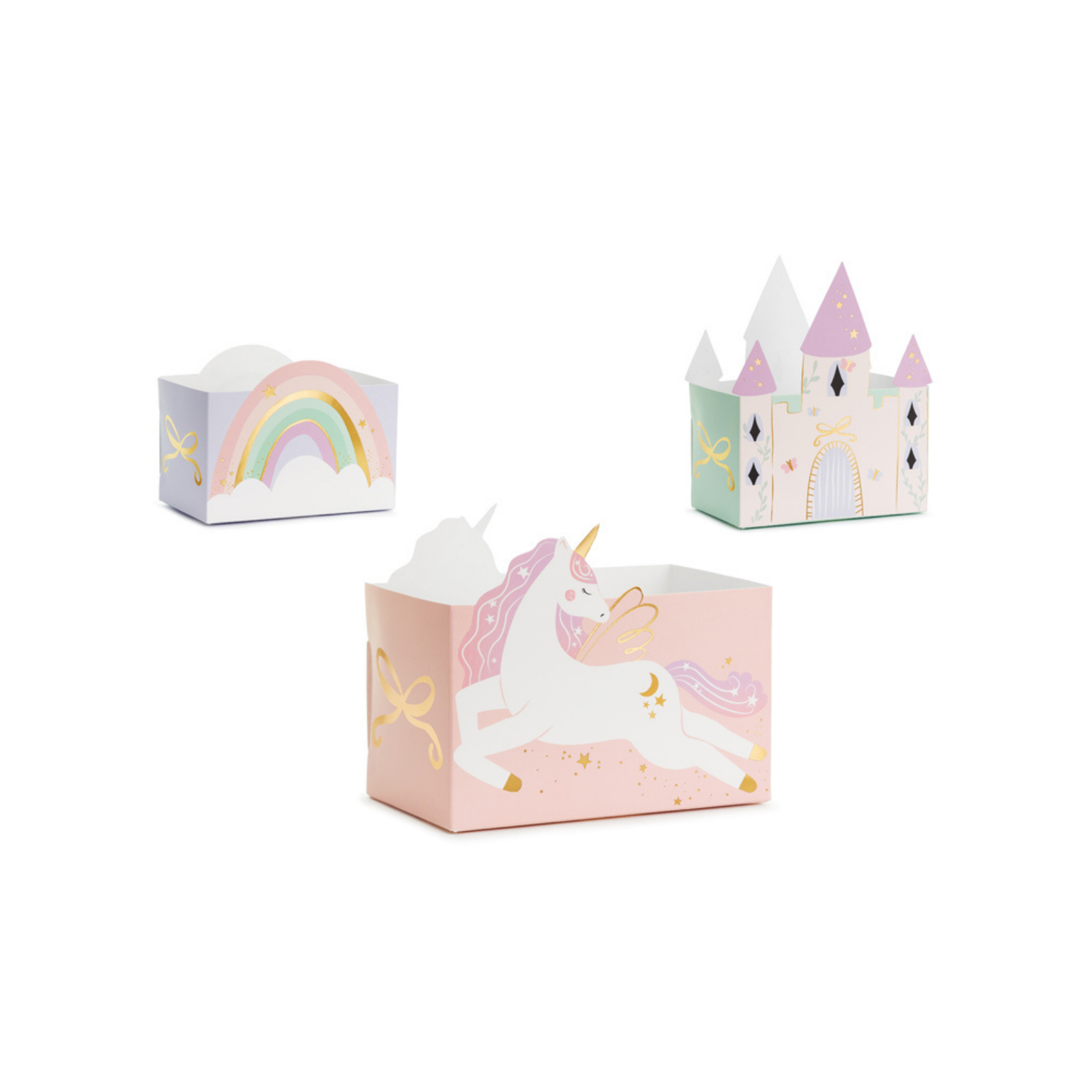 Snackdoosjes unicorn magic 6 stuks